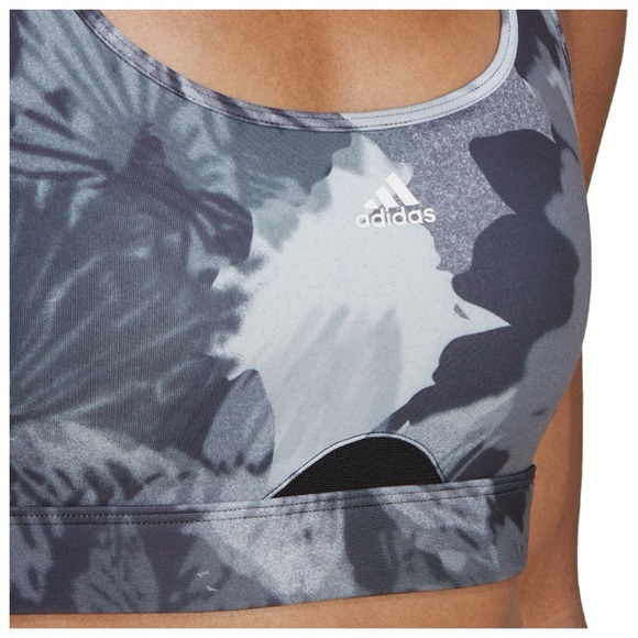 adidas Power React Training Medium Support Sports Bra - Picture 2 of 9